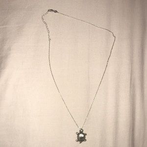 silver turtle necklace
